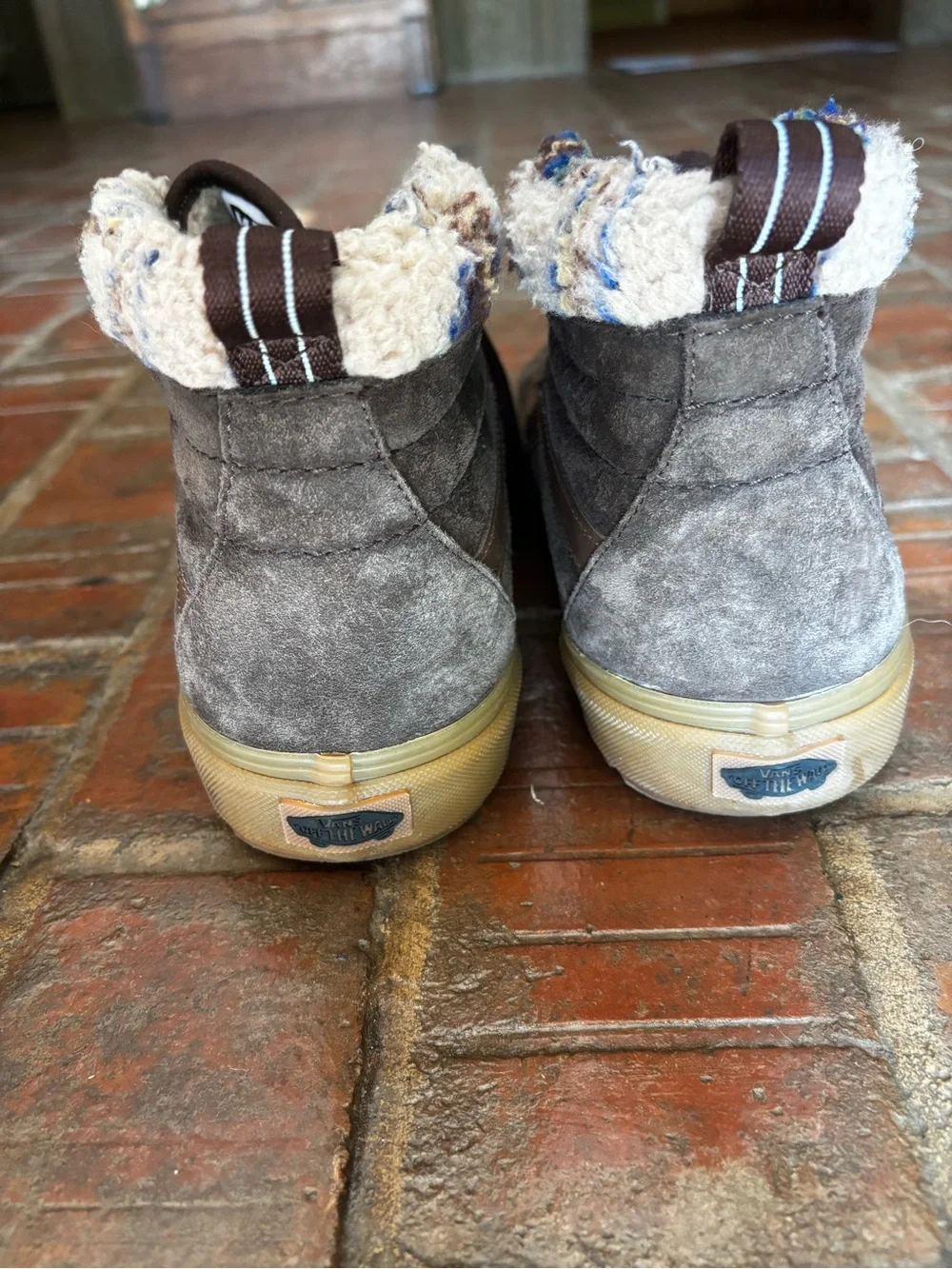 Vans Sk8-Hi MTE-1 Brown Sherpa All Weather Hiking Boots